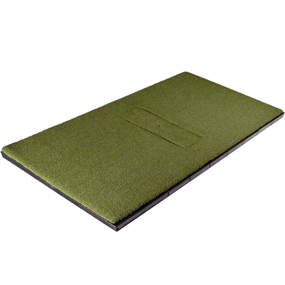 simulator golf mat with base aerial