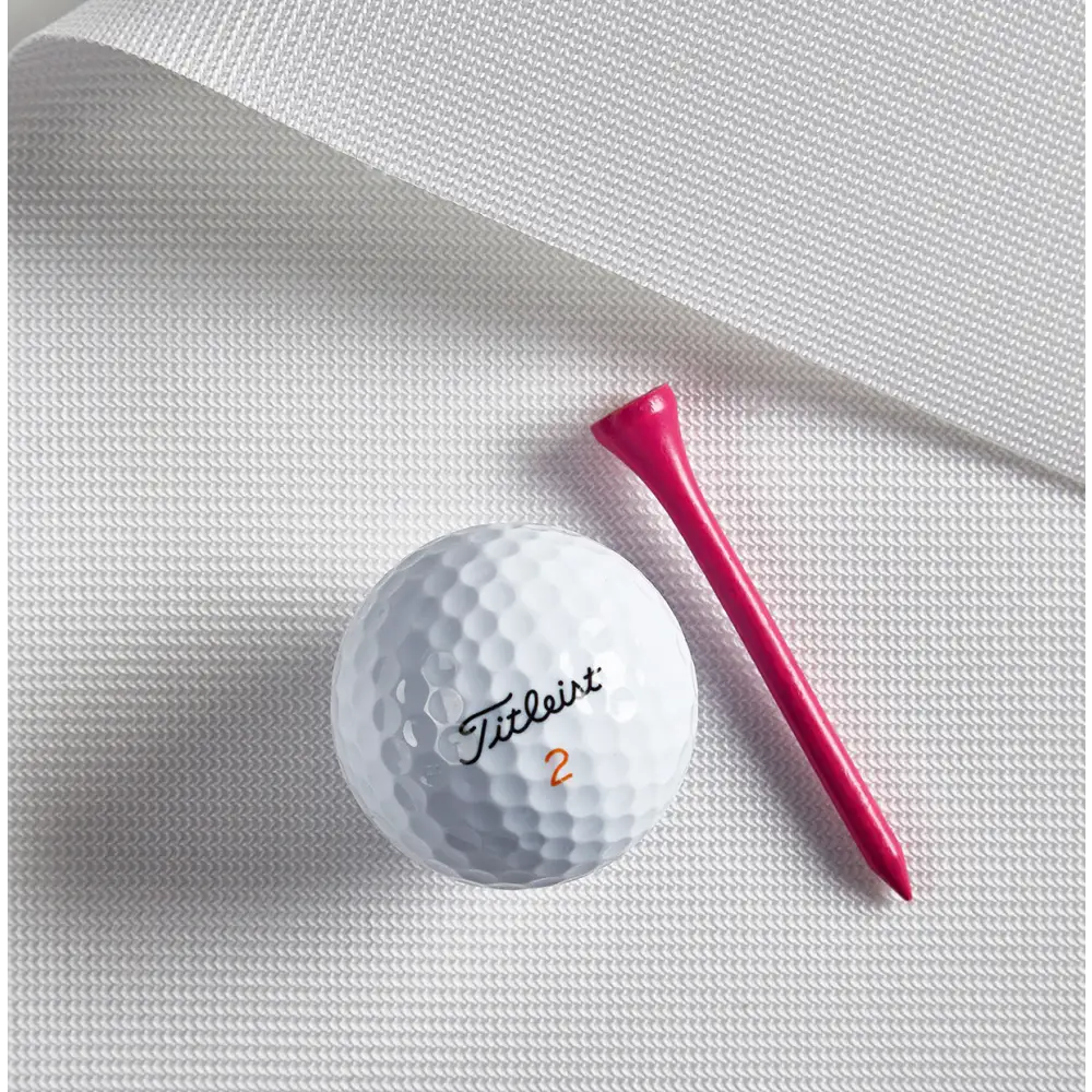golf simulator screen with ball and tee view