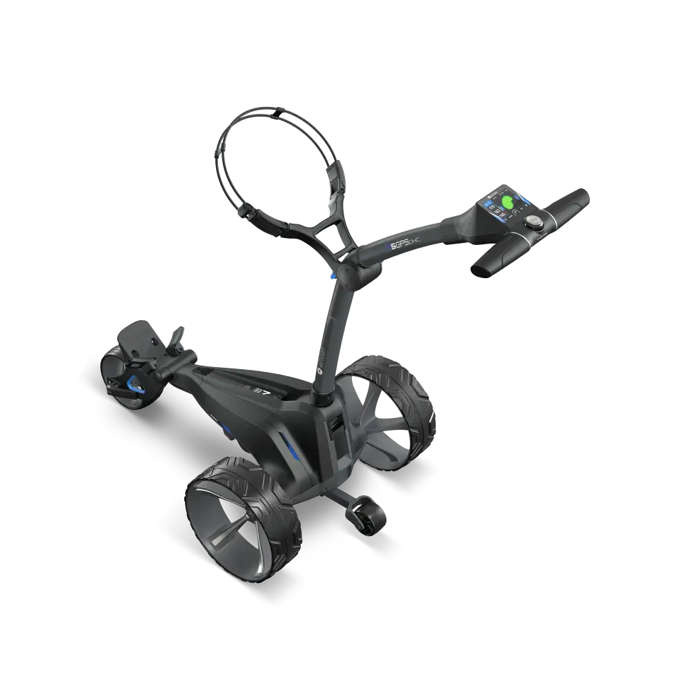 remote caddy golf top view