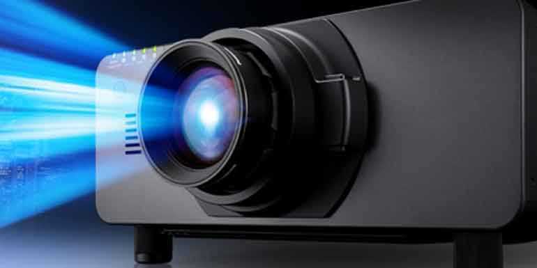 best projector for golf simulator lumens view blue rays coming out of projector side view