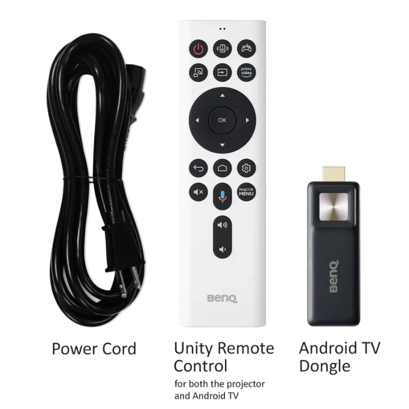 benq 4k projector remote and drive view