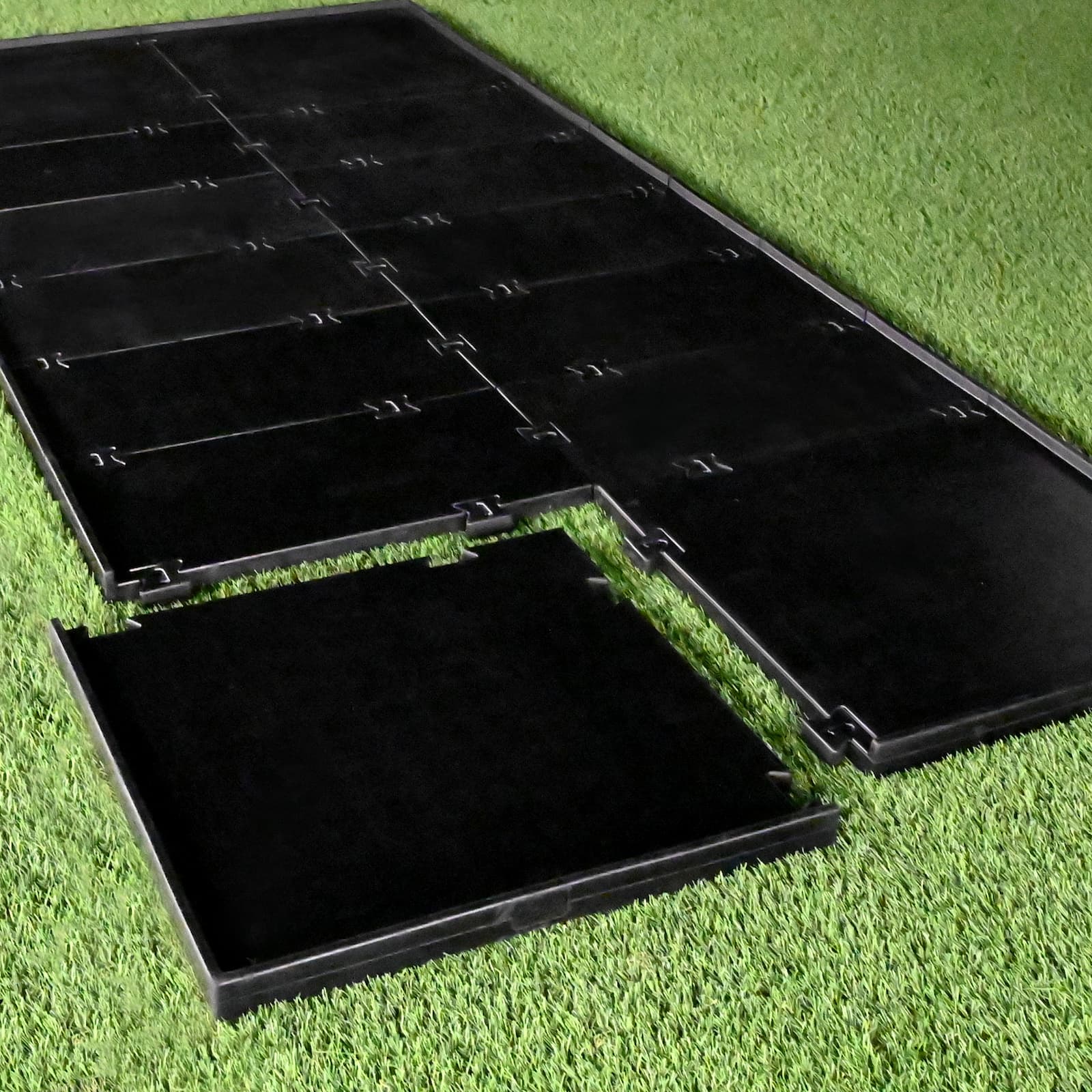 golf simulator turf view