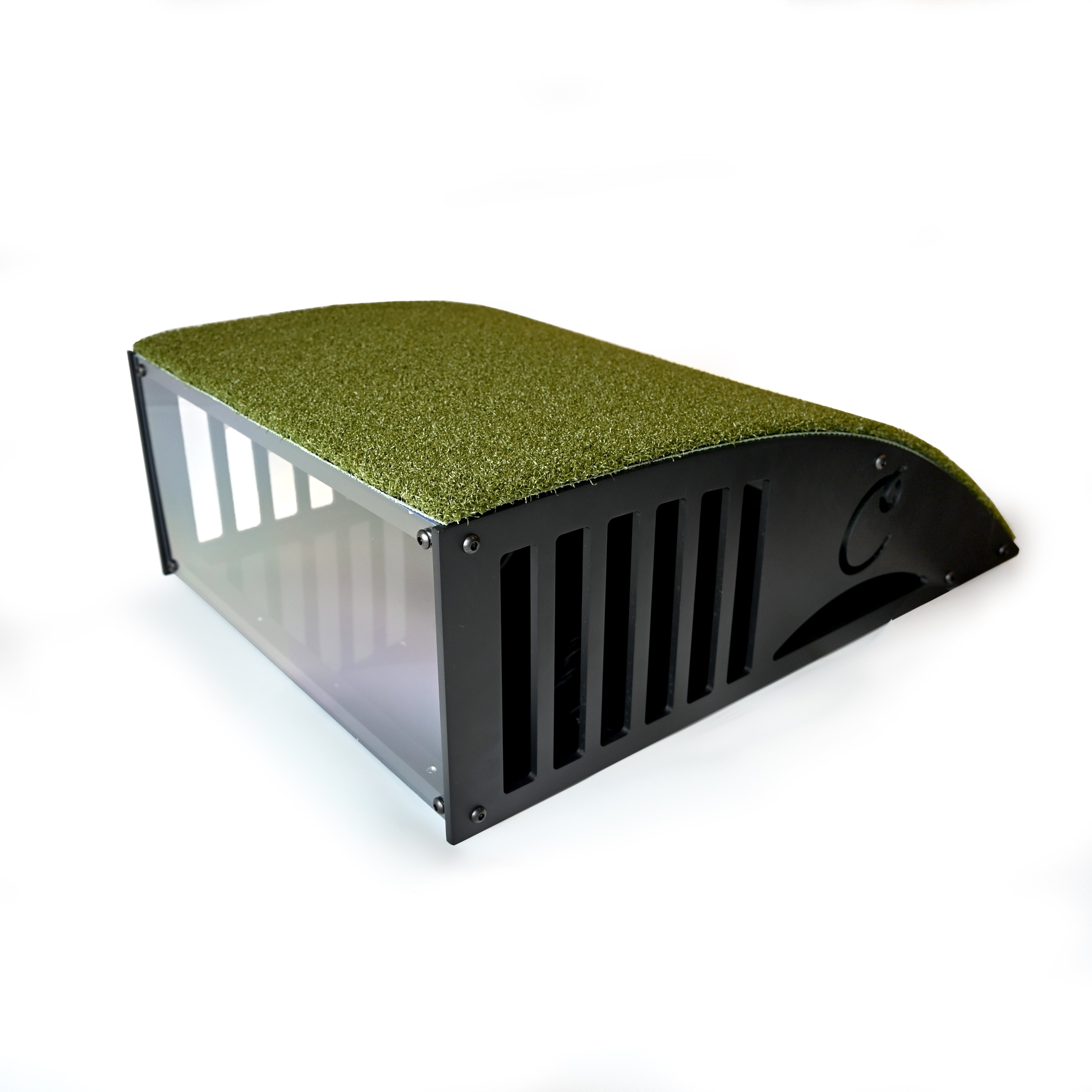 golf projector enclosure top side view